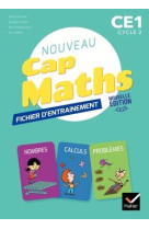 Cap maths ce1 éd. 2020 - fichier + cahier de géométrie + livret de problèmes