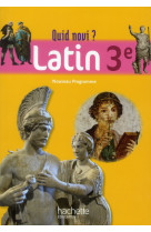 Quid novi - latin 3e - livre eleve - edition 2012