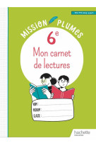 Mon carnet de lectures 6e - cahier élève - ed. 2023