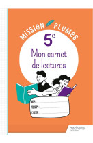 Mon carnet de lectures 5e - cahier élève - ed. 2024