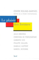 Le plaisir des formes. julia kristeva, christian de portzamparc, umberto eco, philippe sollers, isab