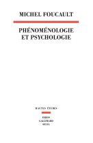 Phenomenologie et psychologie - 1953-1954