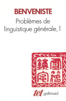 Problemes de linguistique generale - vol01