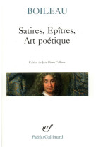 Satires - epitres - art poetique