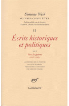 Oeuvres completes - vol02 - ecrits historiques et politiques 3