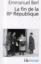 La fin de la iii  republique