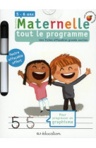 Tout le programme - mes fiches effacables grande section