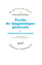 Ecrits de linguistique generale