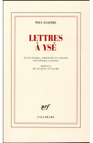 Lettres a yse