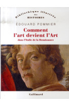 Comment l-art devint l-art dans l-italie de la renaissance