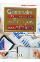 Grammaire progressive du francais des affaires niveau intermediaire + cd audio