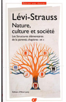 Nature, culture et societe - les structures elementaires de la parente, chapitres i et ii