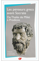 Penseurs grecs avant socrate