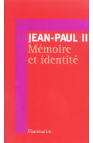 Memoire et identite