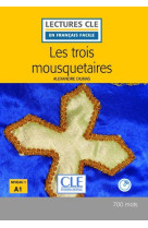 Les trois mousquetaires lecture fle + cd audio 2e edition