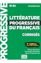 Litterature progressive du francais intermediairecorriges 2ed