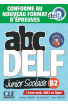 Abc delf junior niveau b2 + livre-web 2ed