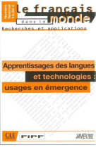 Apprentissages dans langues et technologiesusages en emergence