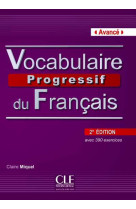 Vocabulaire progressif du francais avance 2ed + cd