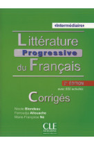 Litterature progressive du francais intermediairecorriges 2eme edition