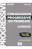 Conjugaison progressive debutant corriges nc