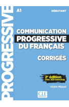 Corriges communication progressive du francais niveau a1 debutant - corriges - 2eme edition