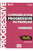 Corriges communication progressive du francais avance nc