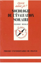 Sociologie de l-evaluation scolaire