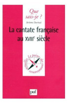 Cantate francaise au xviiie siecle qsj 3476