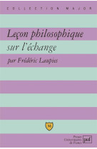 Lecon philosophique sur l-echange