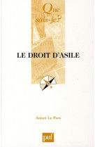 Le droit d-asile (2e ed) qsj 3733