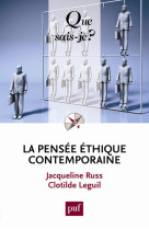 La pensee ethique contemporaine