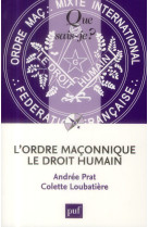 L-ordre maconnique le droit humain