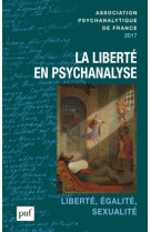 Annuel 2017 - apf - la liberte en psychanalyse