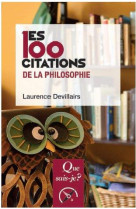 Les 100 citations de la philosophie