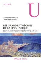 Les grandes theories de la linguistique - de la grammaire comparee a la pragmatique