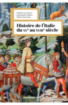 Histoire de l-italie du xve au xviiie siecle