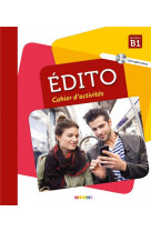 Edito niv.b1 (ed. 2018) - cahier + cd