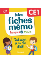 Mes fiches mémo français et maths ce1