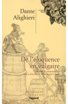 De l-eloquence en vulgaire