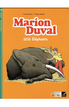 Ribambelle ce2 éd. 2017 - bd marion duval sos éléphants - y. et n. pommaux - album 3