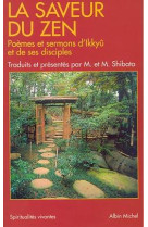 Spiritualites vivantes poche - t155 - la saveur du zen - poemes et sermons d-ikkyu et de ses discipl