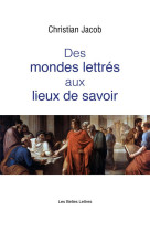 Des mondes lettres aux lieux de savoir - illustrations, noir et blanc