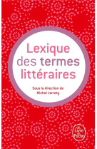 Lexique des termes litteraires