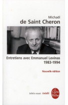 Entretiens avec emmanuel levinas 1983 - 1994