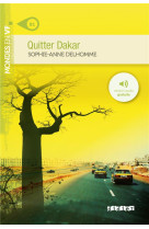 Mondes en vf - quitter dakar - niv. b1  - livre + audios