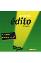 Le nouvel edito b1 - cd-rom d-exercices - audio