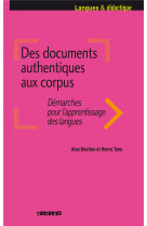 Des documents authentiques aux corpus - livre