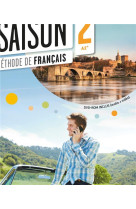 Saison 2 - niv. a2+ - livre + dvd-rom