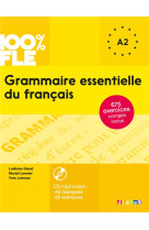 100% fle - grammaire essentielle du francais a2  - livre + cd